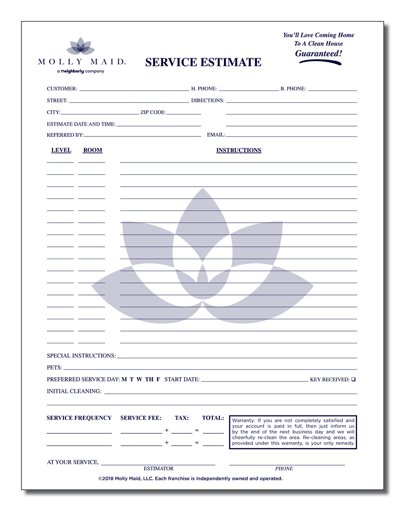 Show details for Estimate Form 3 part