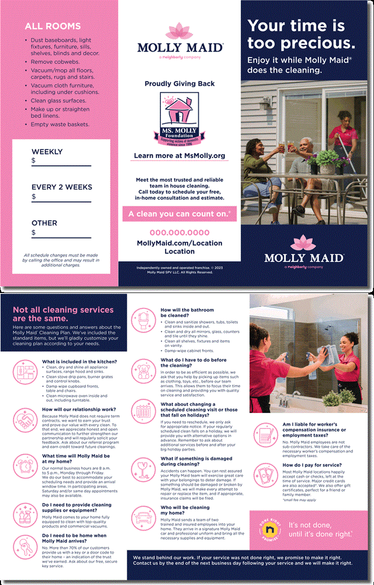 Show details for Your Time trifold brochure