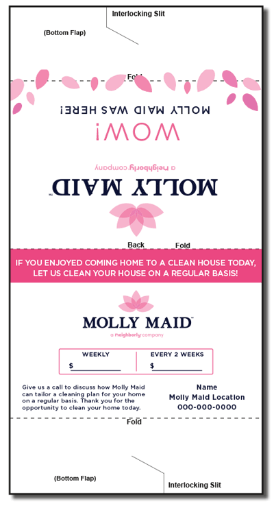 Show details for Weekly Clean table tent